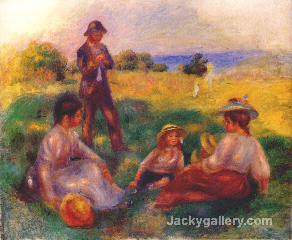 Party in the Country at Berneval by Pierre Auguste Renoir paintings reproduction